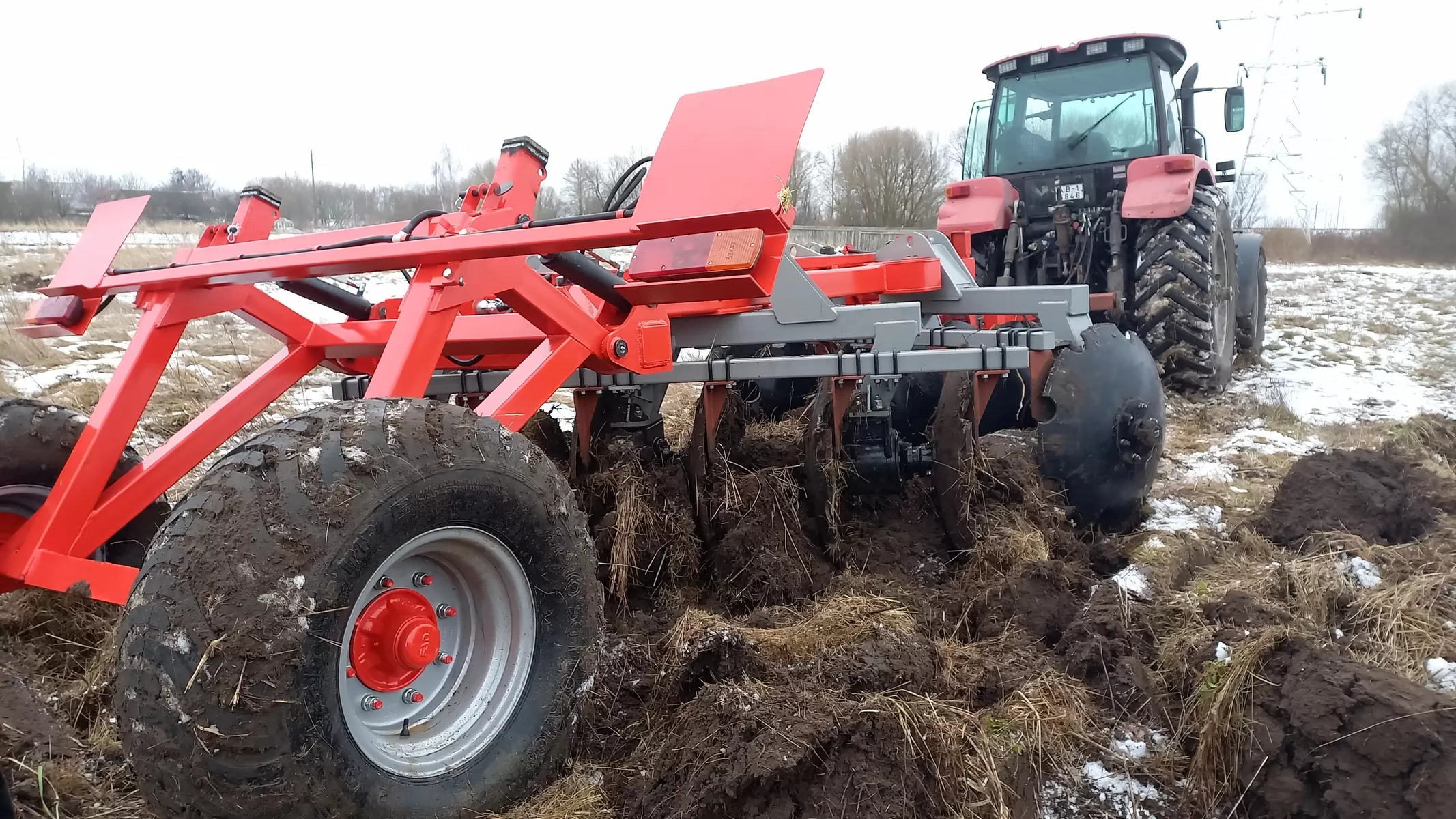 БОРОНА ПРИЦЕПНАЯ ДВУХРЯДНАЯ ZKT-3200П купить в России