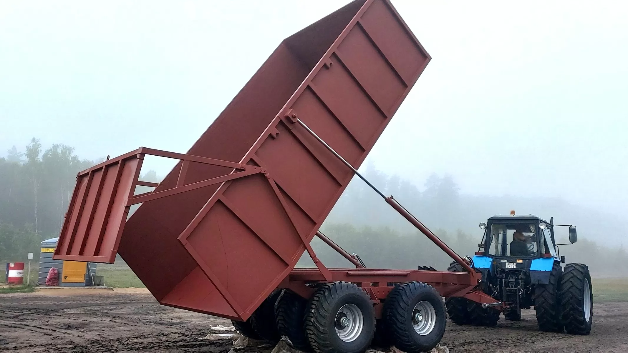 ПРИЦЕП ДЛЯ ПЕРЕВОЗКИ ТОРФА ZKT РКР-10 купить в России